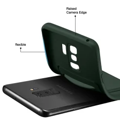 Samsung Galaxy S9 - Silikonhülle mit Kartenfach & Kameraschutz