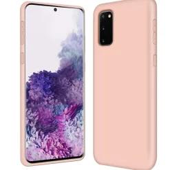 Samsung Galaxy S20 - Silikon Case mit Mikrofaser-Innenseite