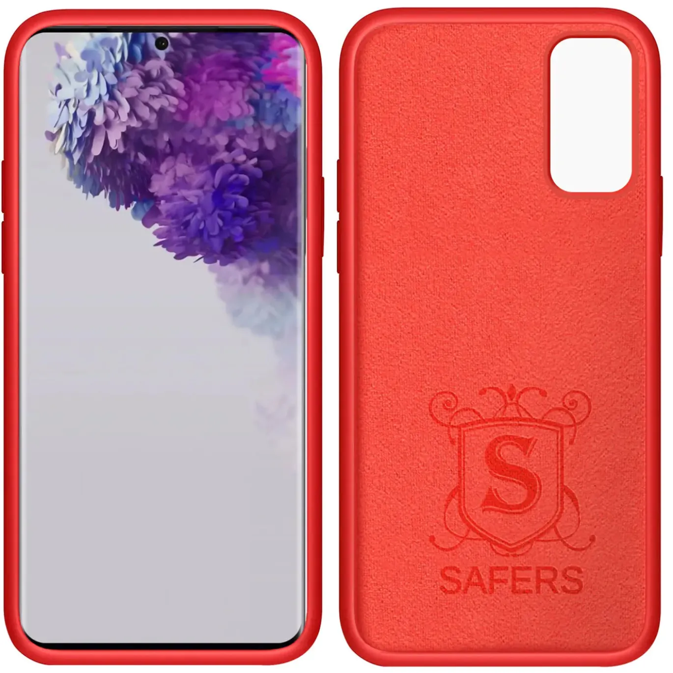 Samsung Galaxy S20 - Silikon Case mit Mikrofaser-Innenseite