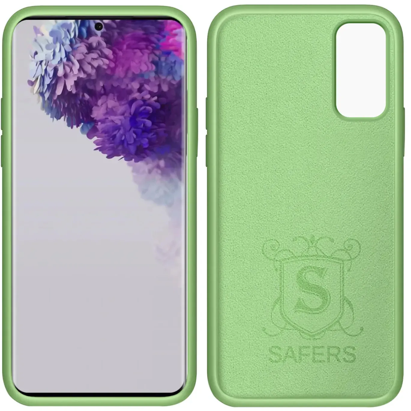 Samsung Galaxy S20 - Silikon Case mit Mikrofaser-Innenseite