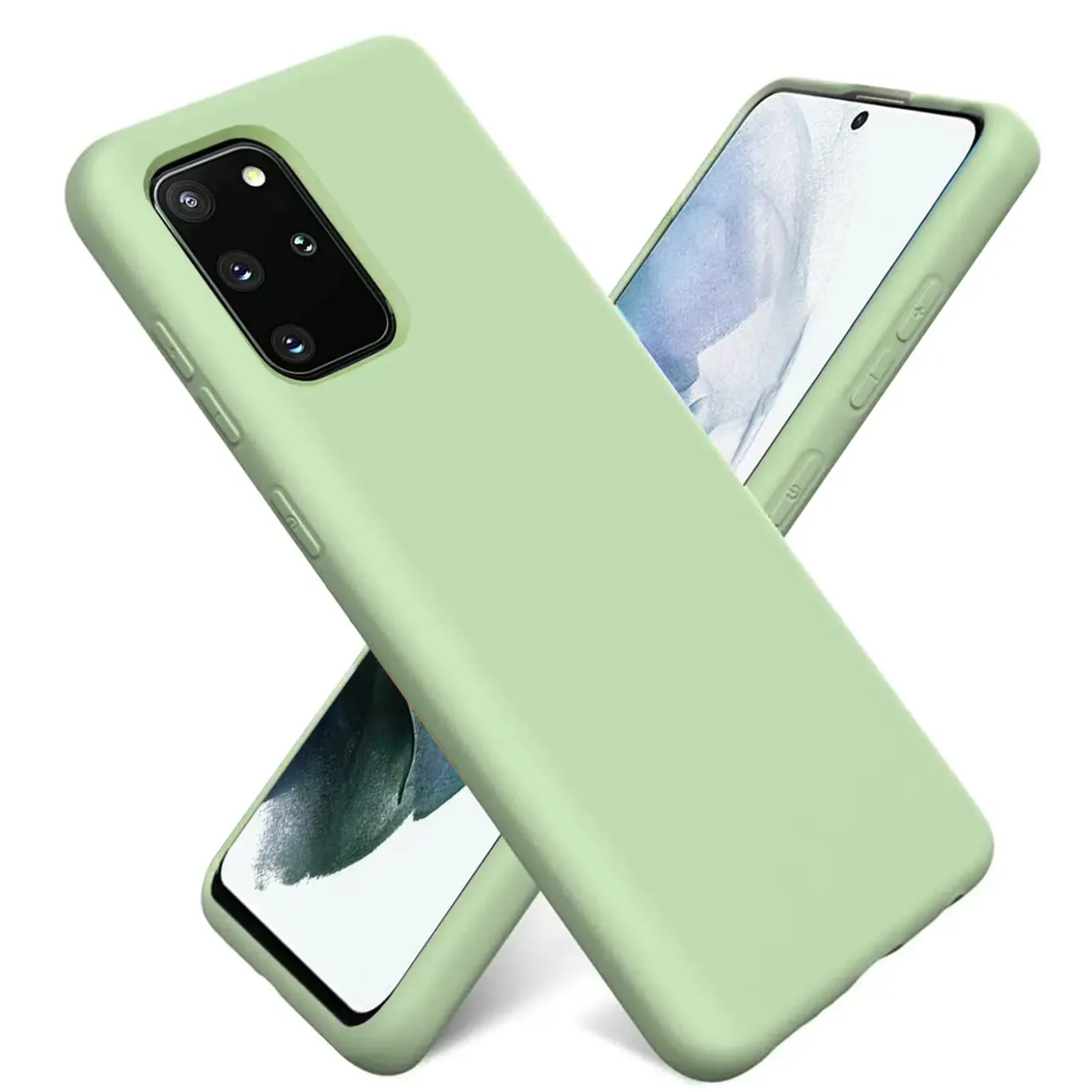 Samsung Galaxy S20 - Silikon Case mit Mikrofaser-Innenseite
