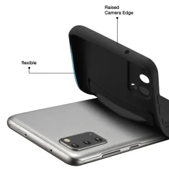 Samsung Galaxy S20 - Silikonhülle mit Kartenfach & Kameraschutz