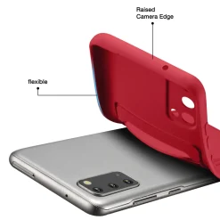 Samsung Galaxy S20 - Silikonhülle mit Kartenfach & Kameraschutz