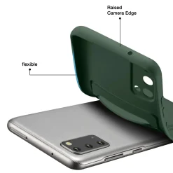Samsung Galaxy S20 - Silikonhülle mit Kartenfach & Kameraschutz