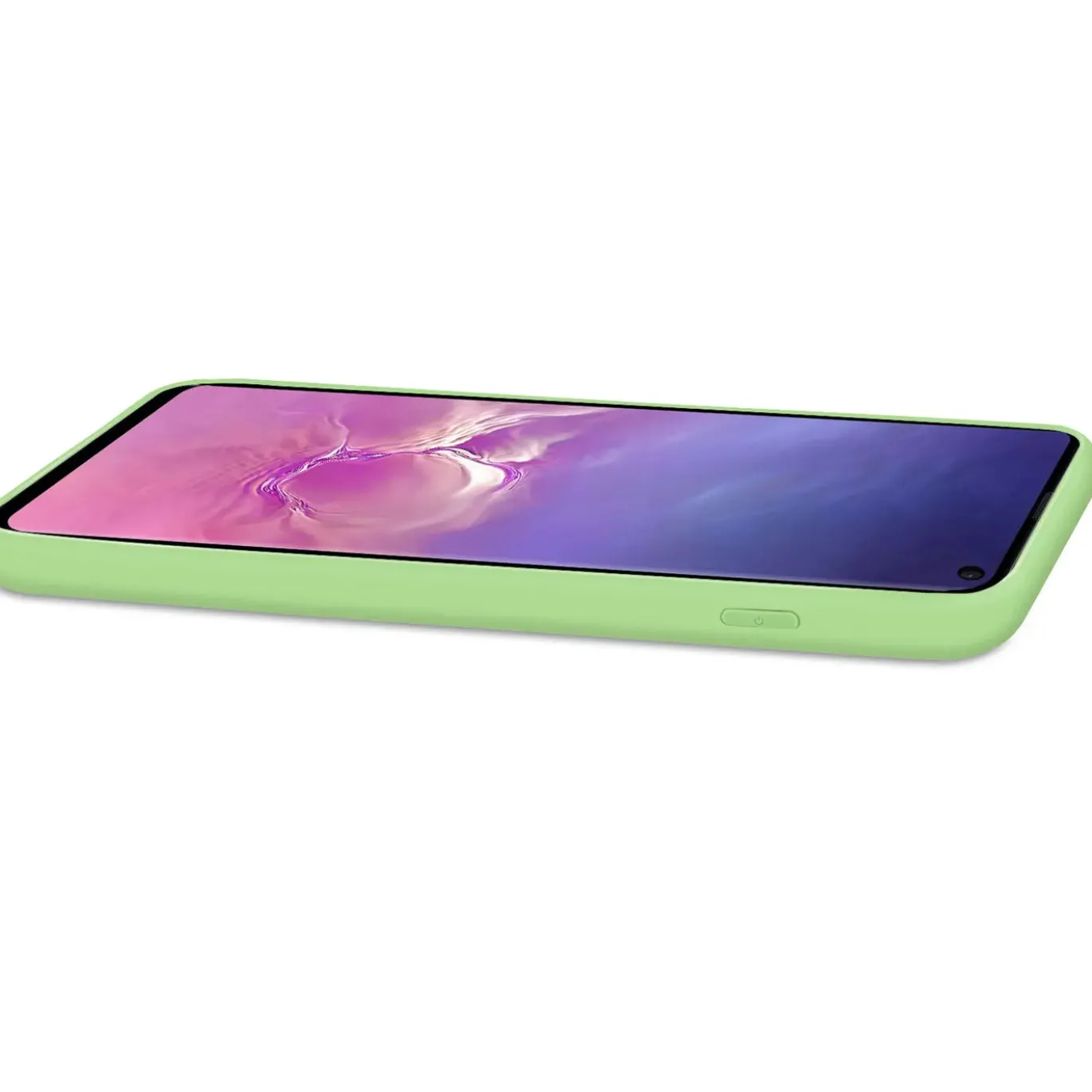 Samsung Galaxy S10 - Silikon Case mit Mikrofaser-Innenseite