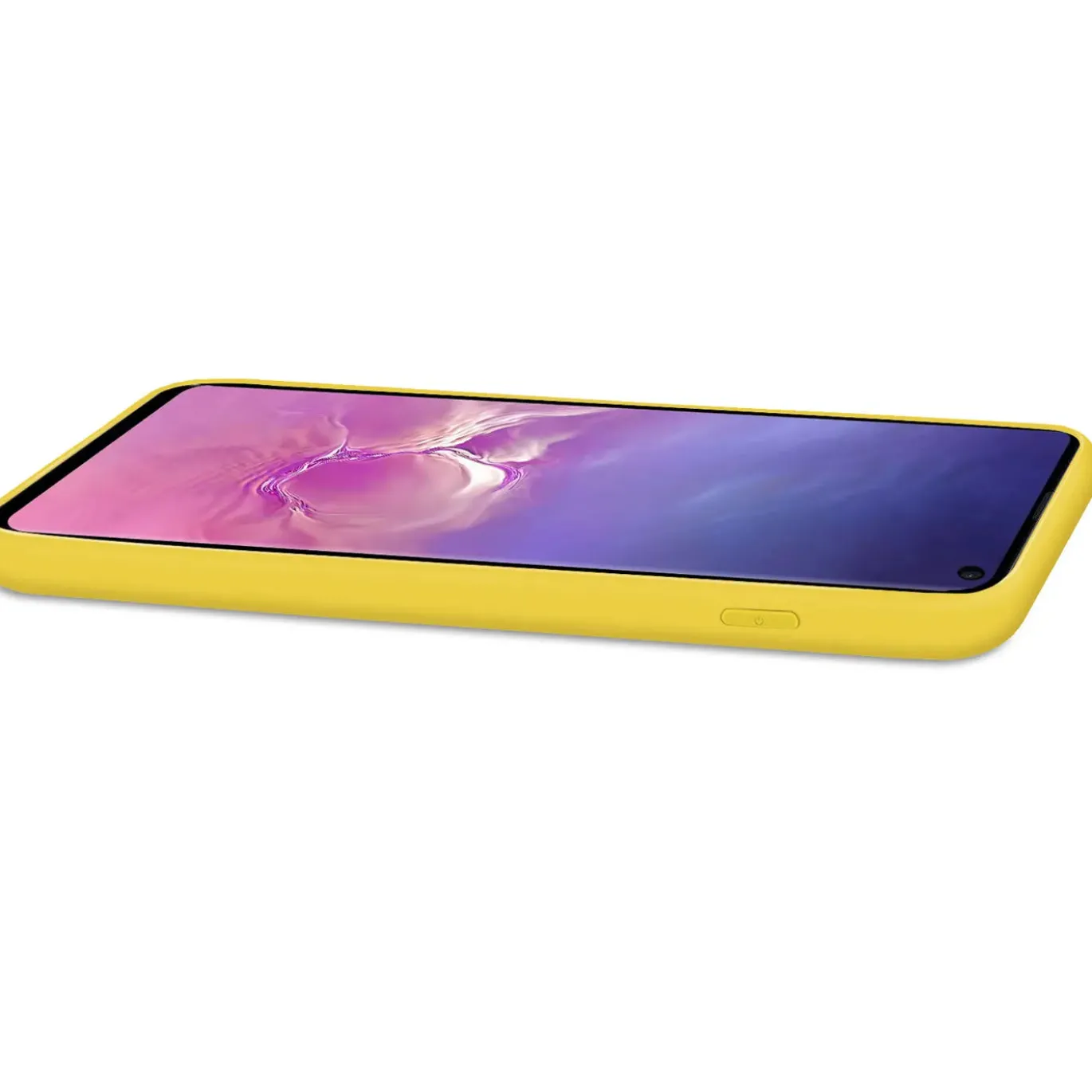 Samsung Galaxy S10 - Silikon Case mit Mikrofaser-Innenseite