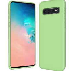 Samsung Galaxy S10 - Silikon Case mit Mikrofaser-Innenseite