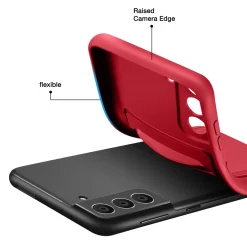 Samsung Galaxy S21 - Silikonhülle mit Kartenfach & Kameraschutz