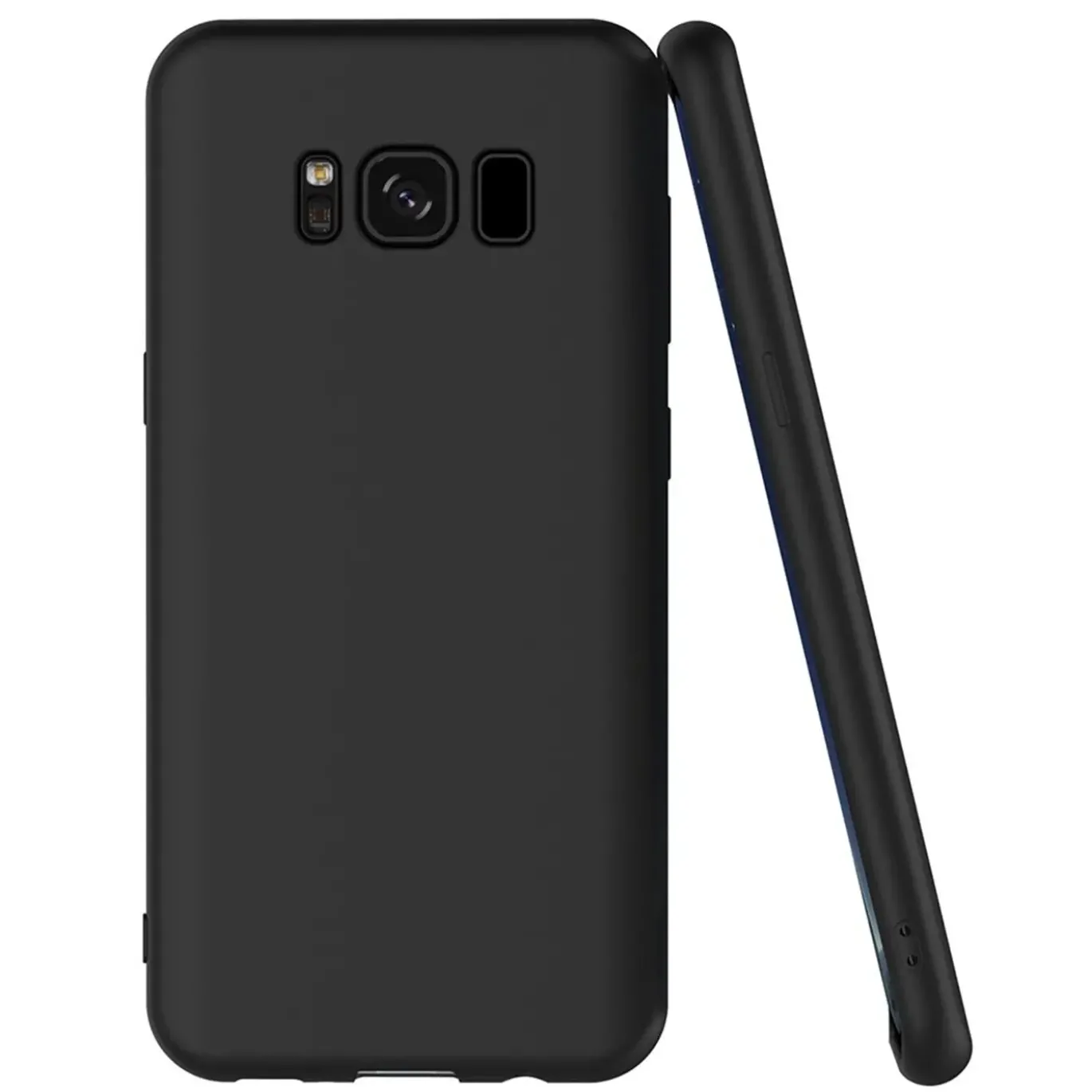 Samsung Galaxy S8 - Slim Silikon Backcover Schwarz