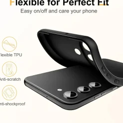 Samsung Galaxy S24 - Slim Silikon Backcover Schwarz