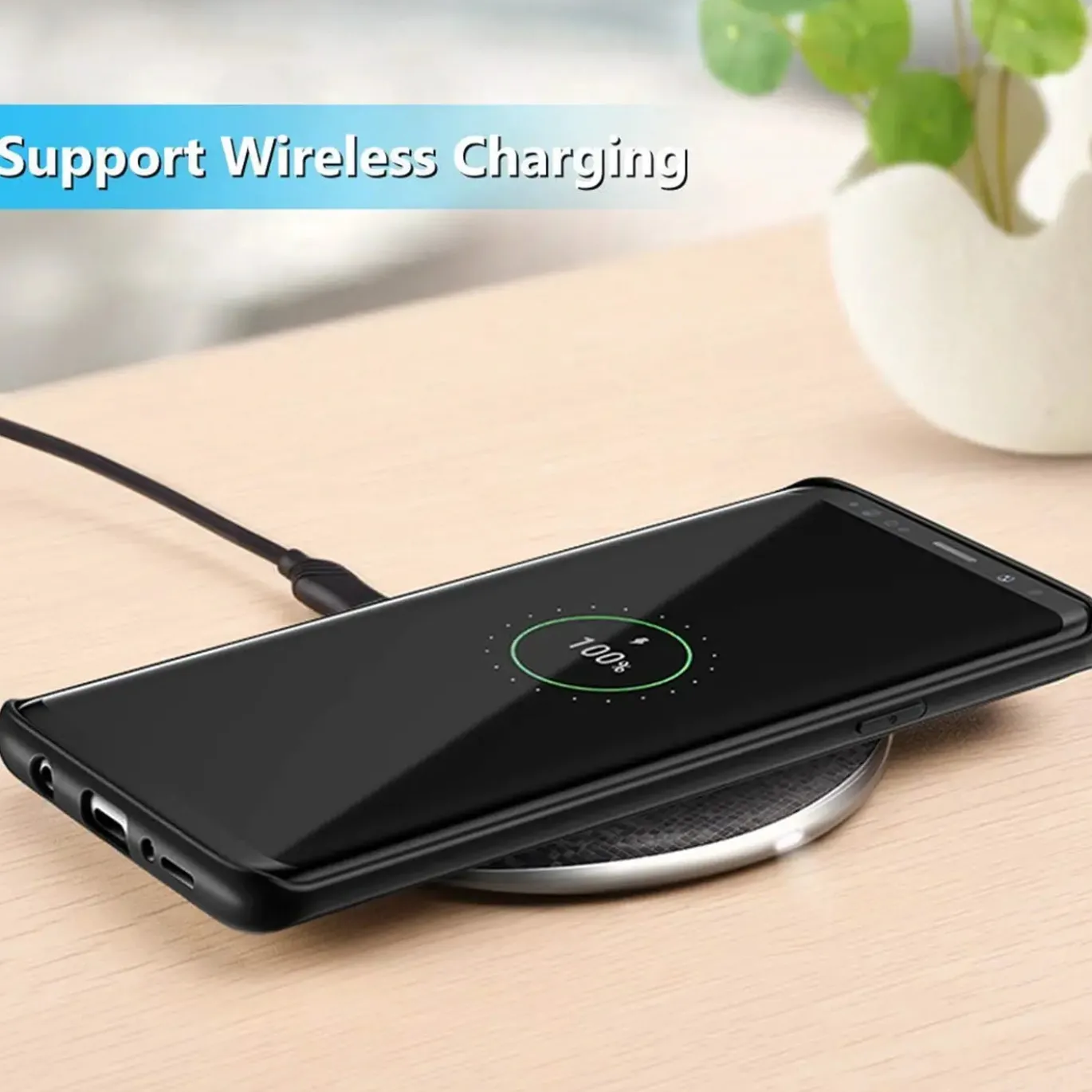 Samsung Galaxy S9 - Slim Silikon Backcover Schwarz