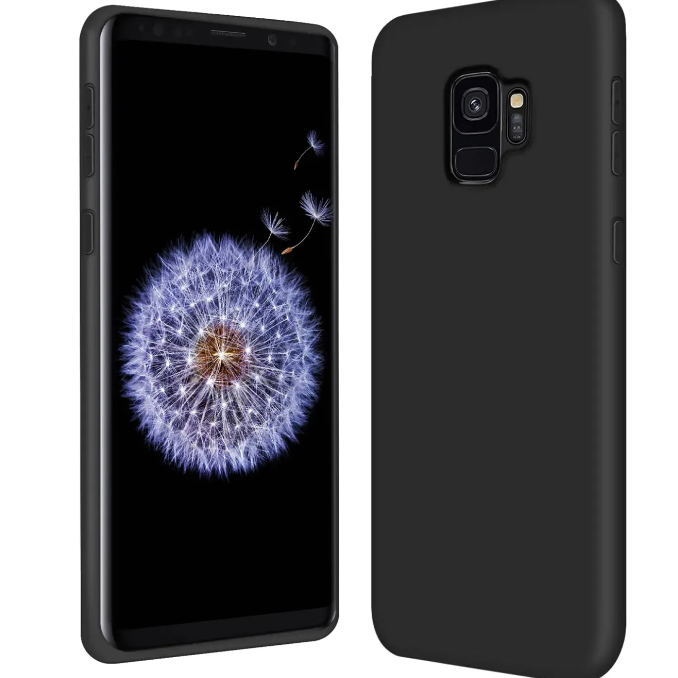Samsung Galaxy S9 - Slim Silikon Backcover Schwarz