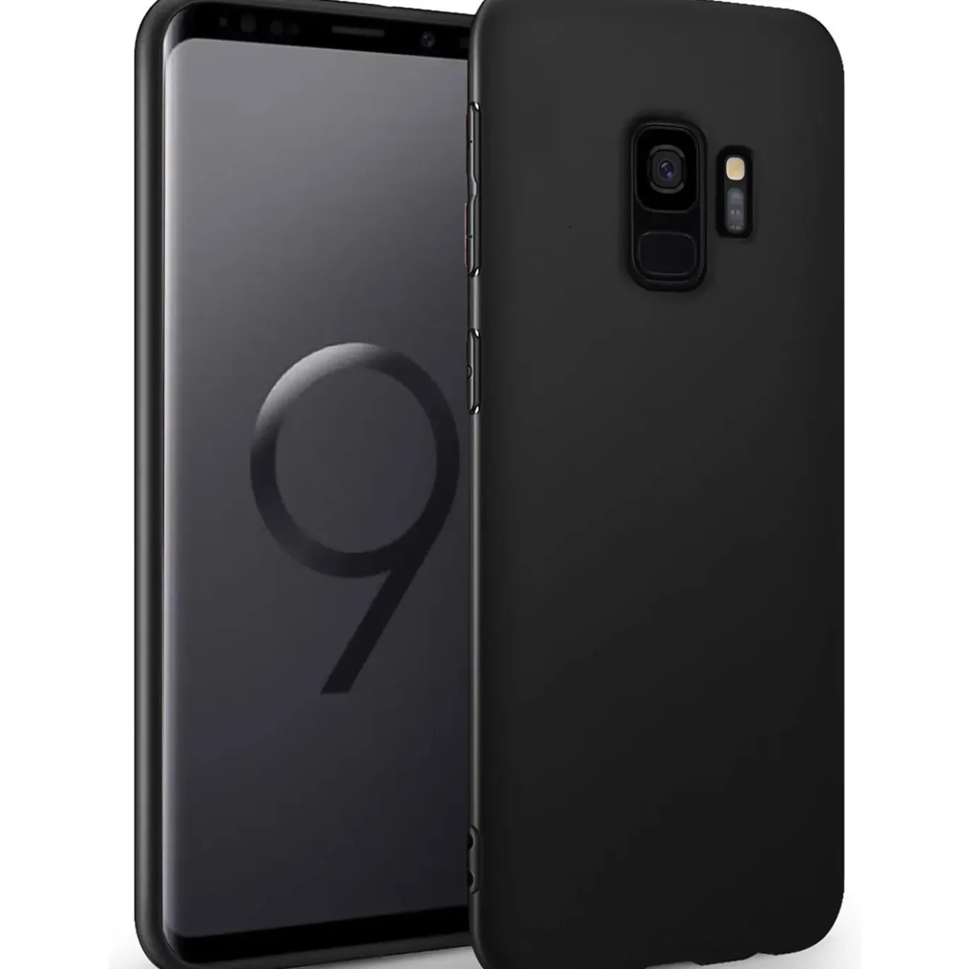 Samsung Galaxy S9 - Slim Silikon Backcover Schwarz