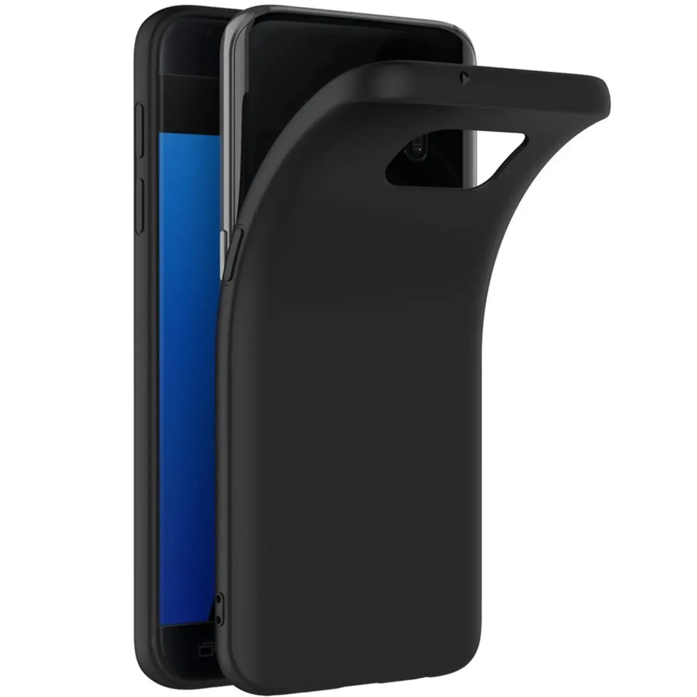 Samsung Galaxy S7 - Slim Silikon Backcover Schwarz