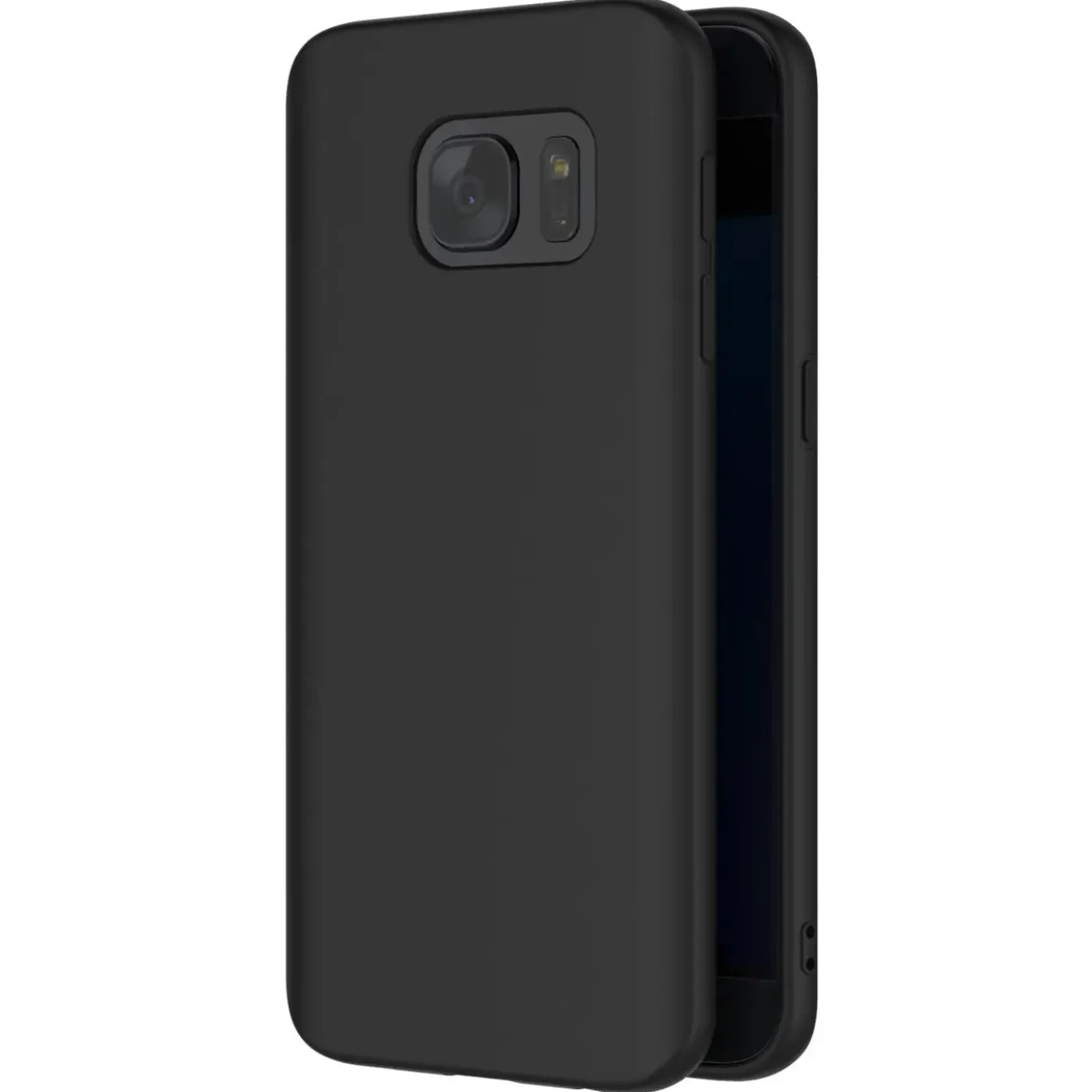 Samsung Galaxy S7 - Slim Silikon Backcover Schwarz