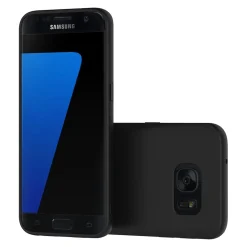 Samsung Galaxy S7 - Slim Silikon Backcover Schwarz