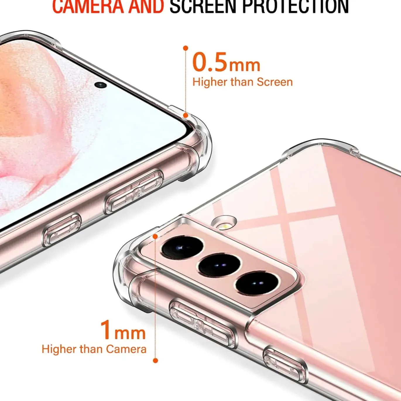 Samsung Galaxy S22 - Stoßfestes Clear Case