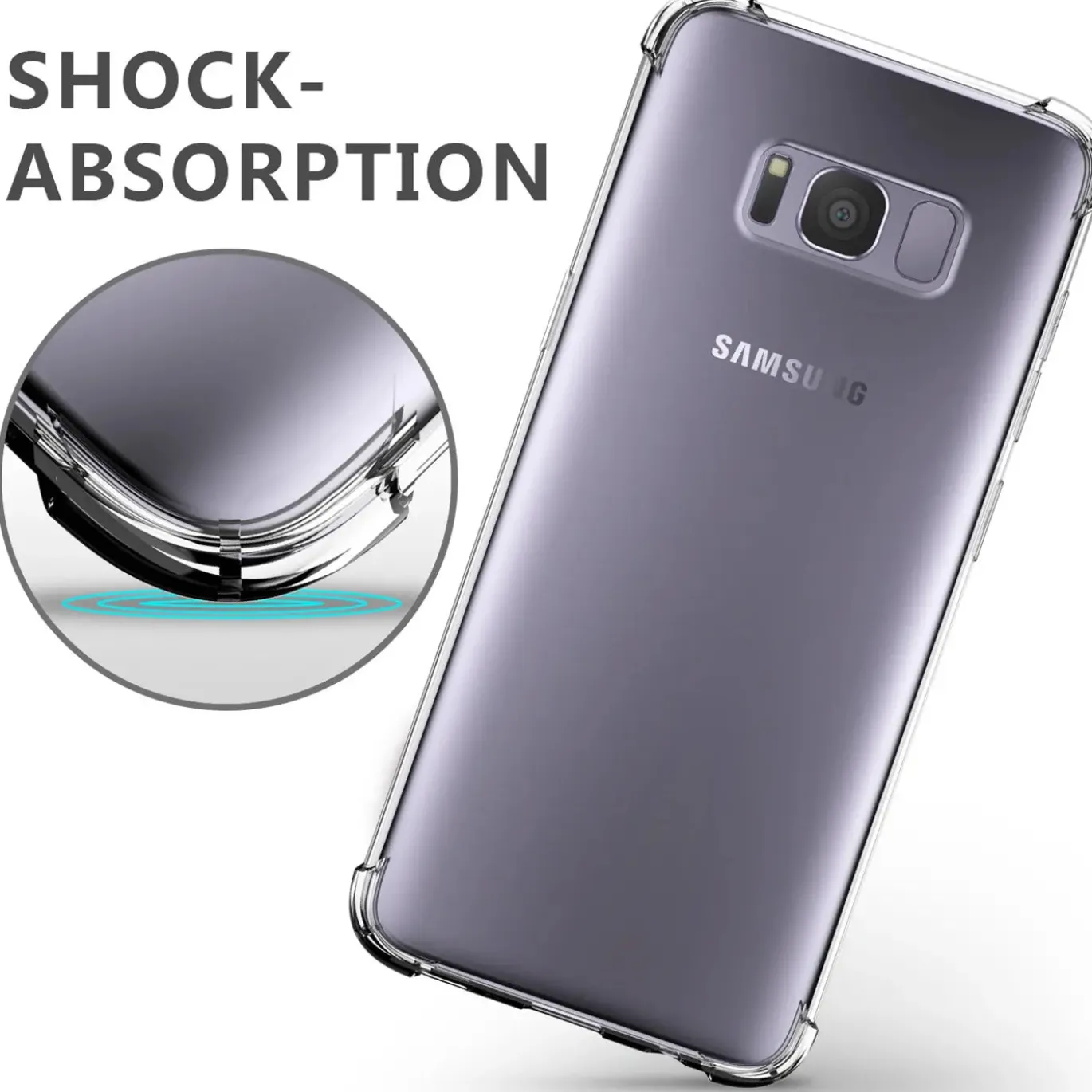 Samsung Galaxy S8 - Stoßfestes Clear Case