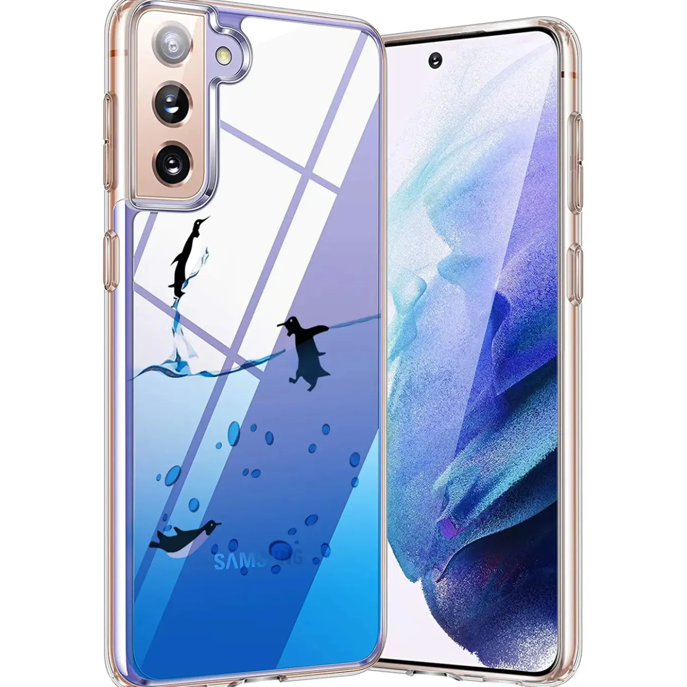 Samsung Galaxy S21 - TPU Case mit Motivdruck