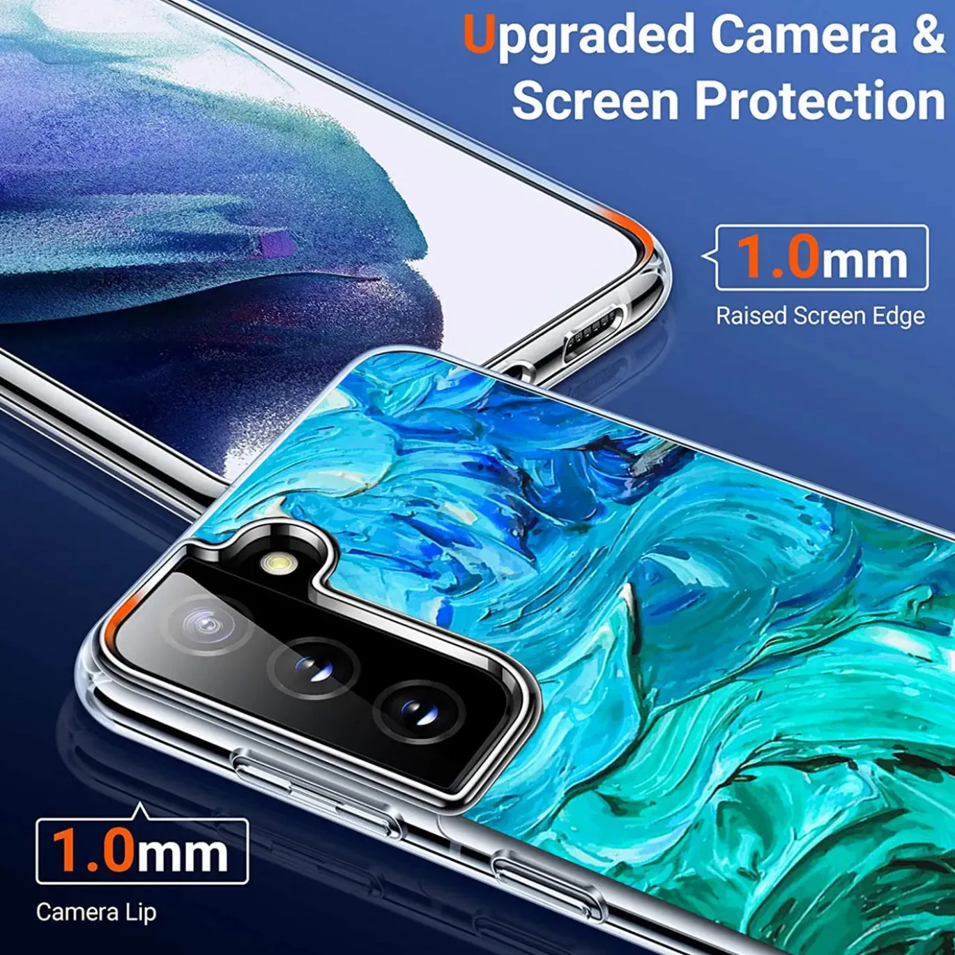 Samsung Galaxy S21 - TPU Case mit Motivdruck