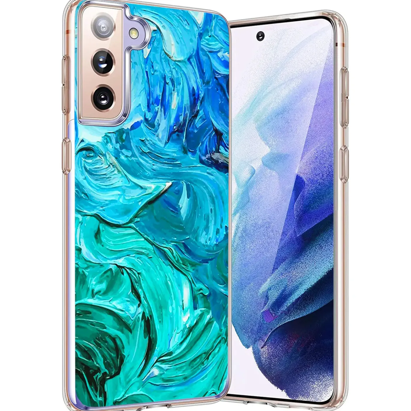 Samsung Galaxy S21 - TPU Case mit Motivdruck
