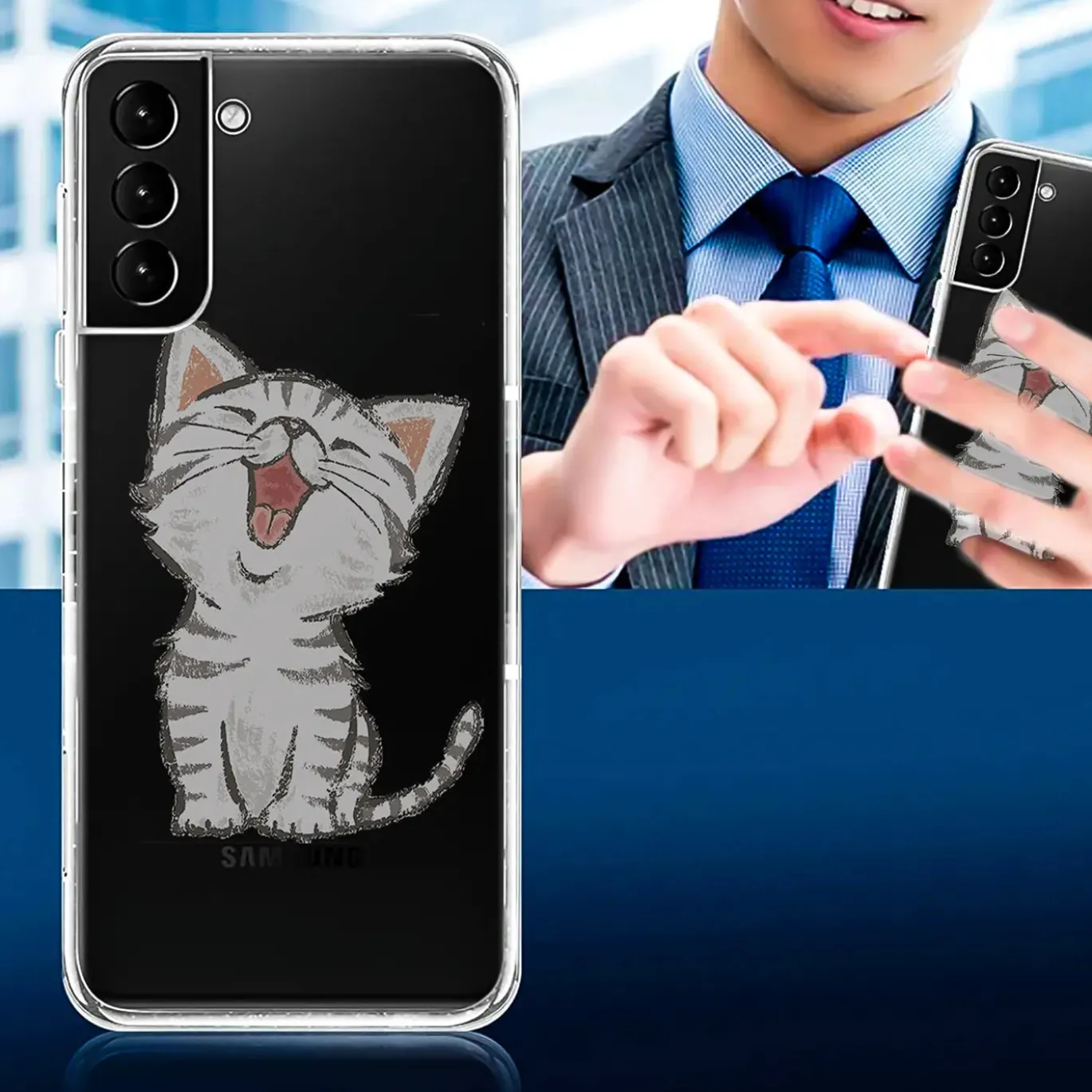 Samsung Galaxy S22 - TPU Case mit Motivdruck
