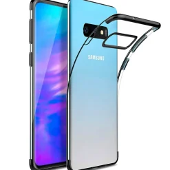 Samsung Galaxy S10 - Transparente Hülle mit Akzenten