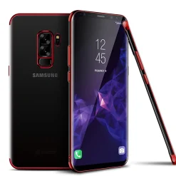 Samsung Galaxy S9 - Transparente Hülle mit Akzenten