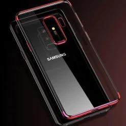Samsung Galaxy S9 - Transparente Hülle mit Akzenten