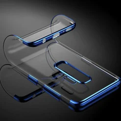 Samsung Galaxy S9 - Transparente Hülle mit Akzenten