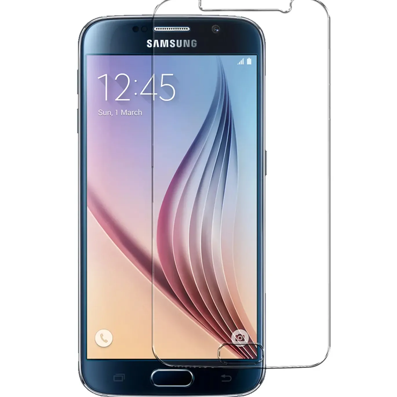 Samsung Galaxy S6 - 2x 9H Panzer Glasfolie, Displayfolie