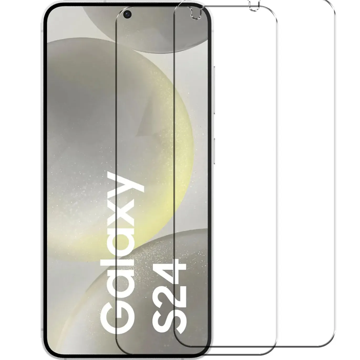 Samsung Galaxy S24 - 2x 9H Panzer Glasfolie, Displayfolie