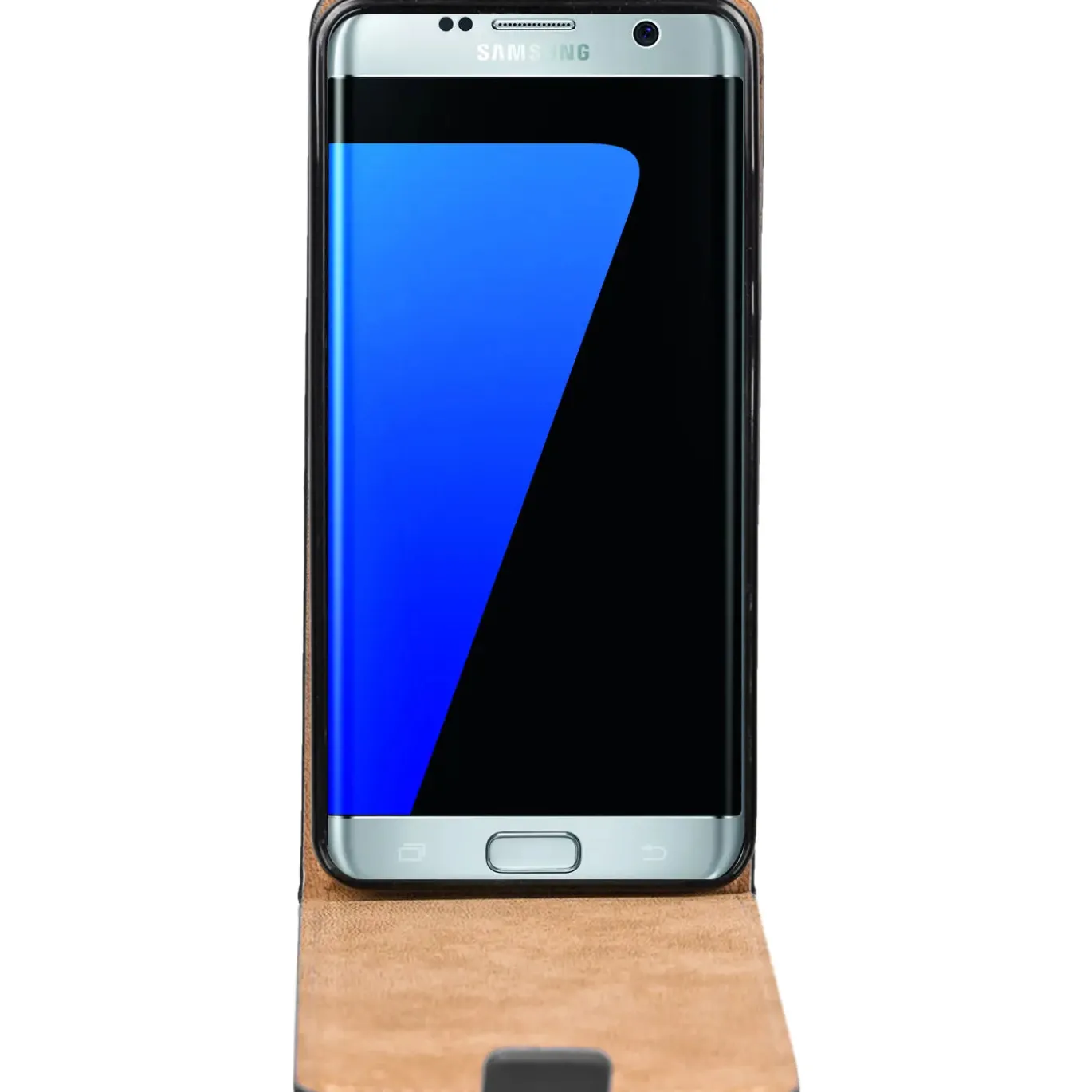 Samsung Galaxy S7 Edge - Flip Hülle, horizontal klappbar