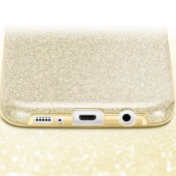 Samsung Galaxy S7 Edge - Glitzer TPU Hülle