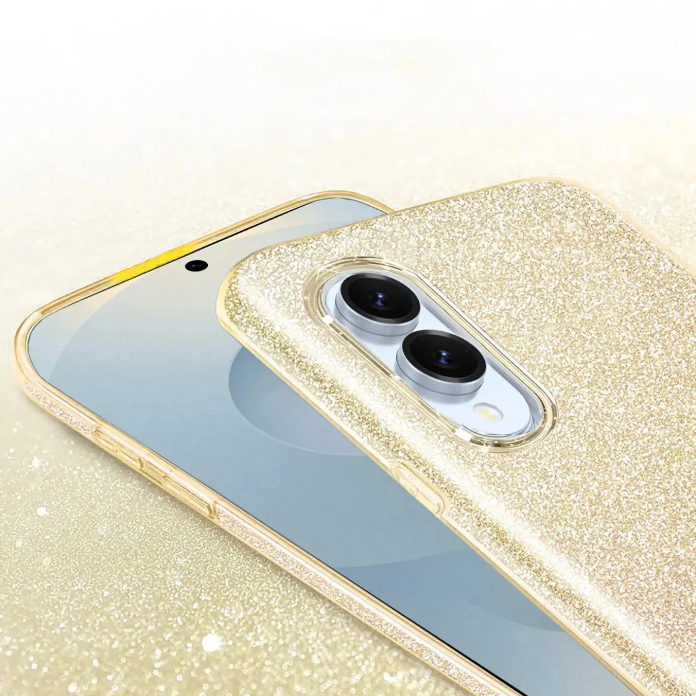 Samsung Galaxy S25 Edge - Glitzer TPU Hülle