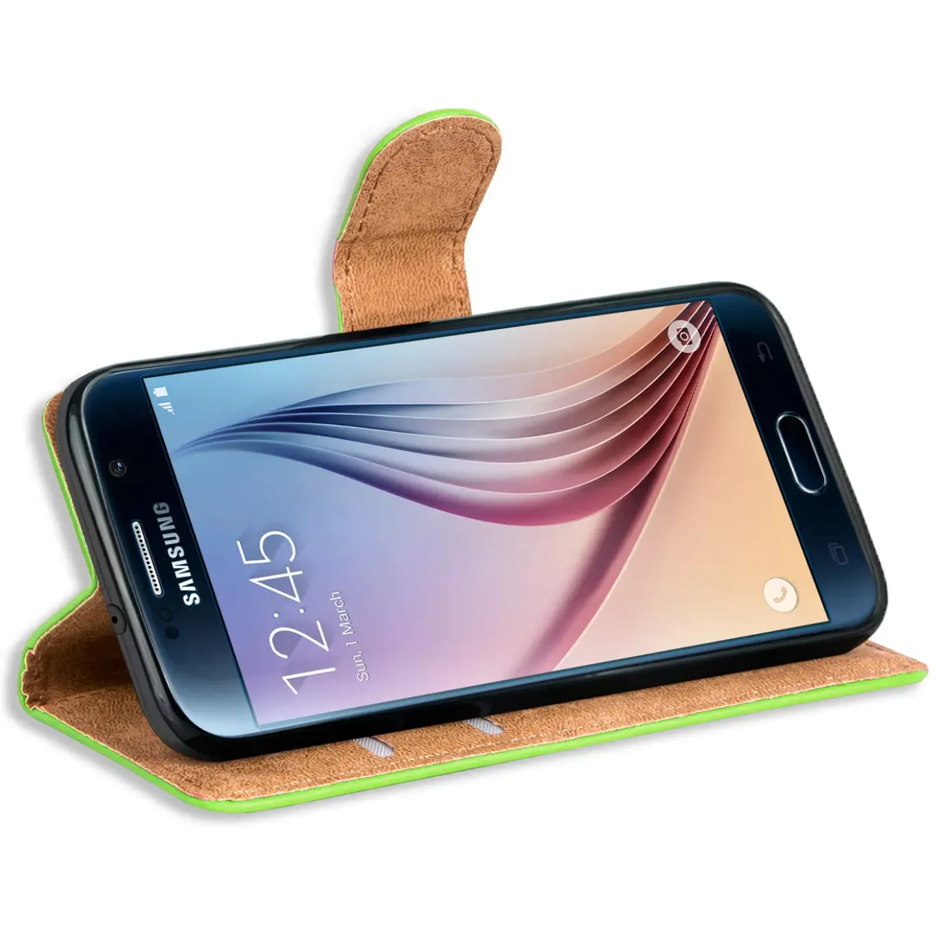 Samsung Galaxy S6 Edge - Klapphülle mit Kartenfächern