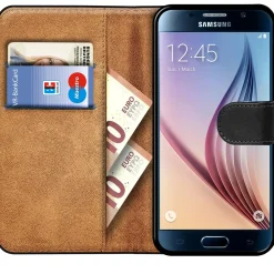 Samsung Galaxy S6 Edge - Klapphülle mit Kartenfächern