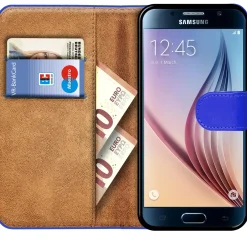 Samsung Galaxy S6 Edge - Klapphülle mit Kartenfächern
