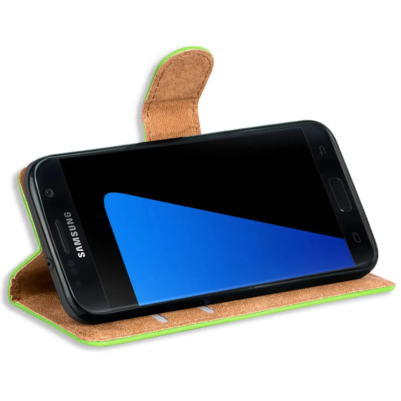 Samsung Galaxy S7 Edge - Klapphülle mit Kartenfächern