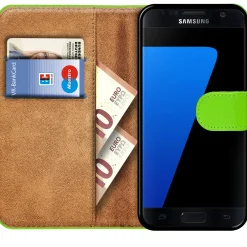 Samsung Galaxy S7 Edge - Klapphülle mit Kartenfächern
