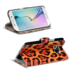 Samsung Galaxy S6 Edge - Motiv Klapphülle mit Kartenfächern & Standfunktion