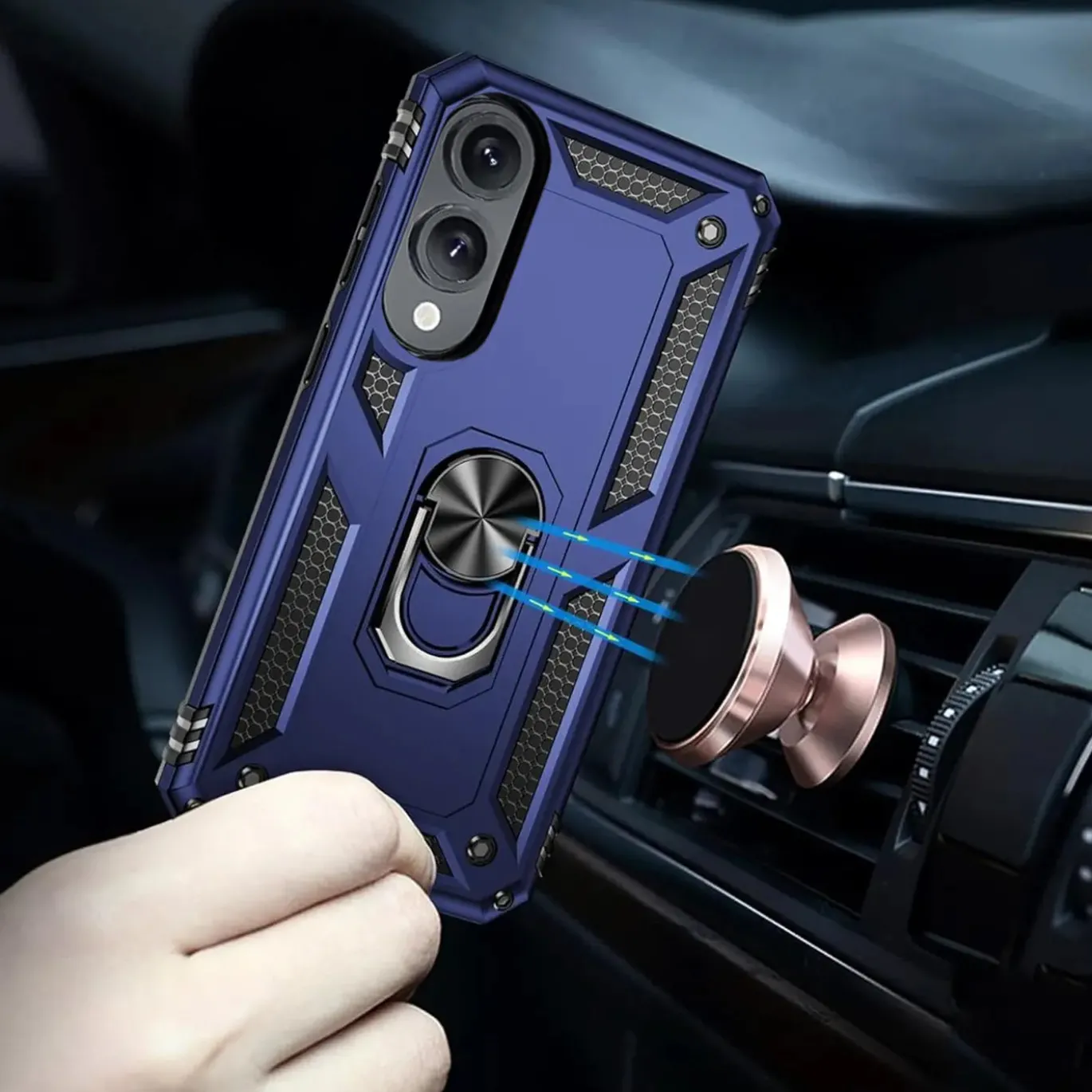 Samsung Galaxy S25 Edge - Outdoor Hardcase mit Ringhalter