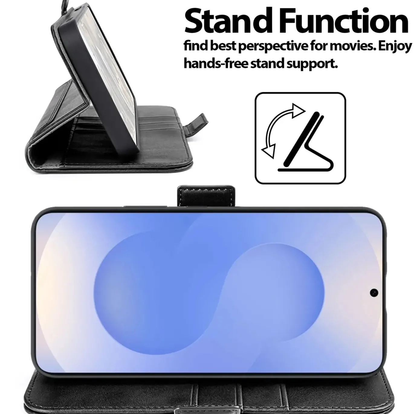 Samsung Galaxy S25 Edge - Robuste Klapphülle mit RFID Block