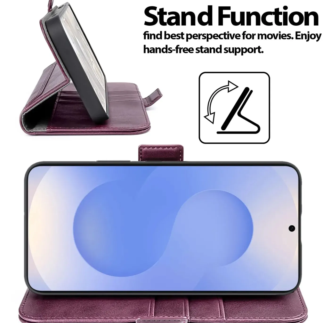 Samsung Galaxy S25 Edge - Robuste Klapphülle mit RFID Block