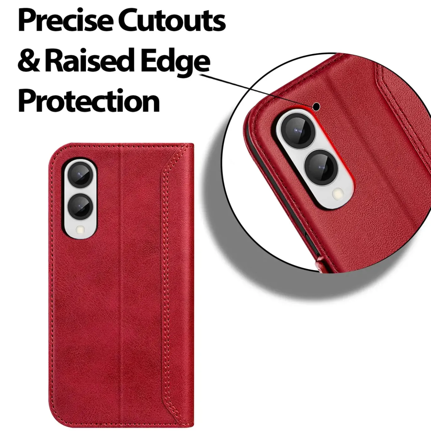 Samsung Galaxy S25 Edge - Robuste Klapphülle mit RFID Block