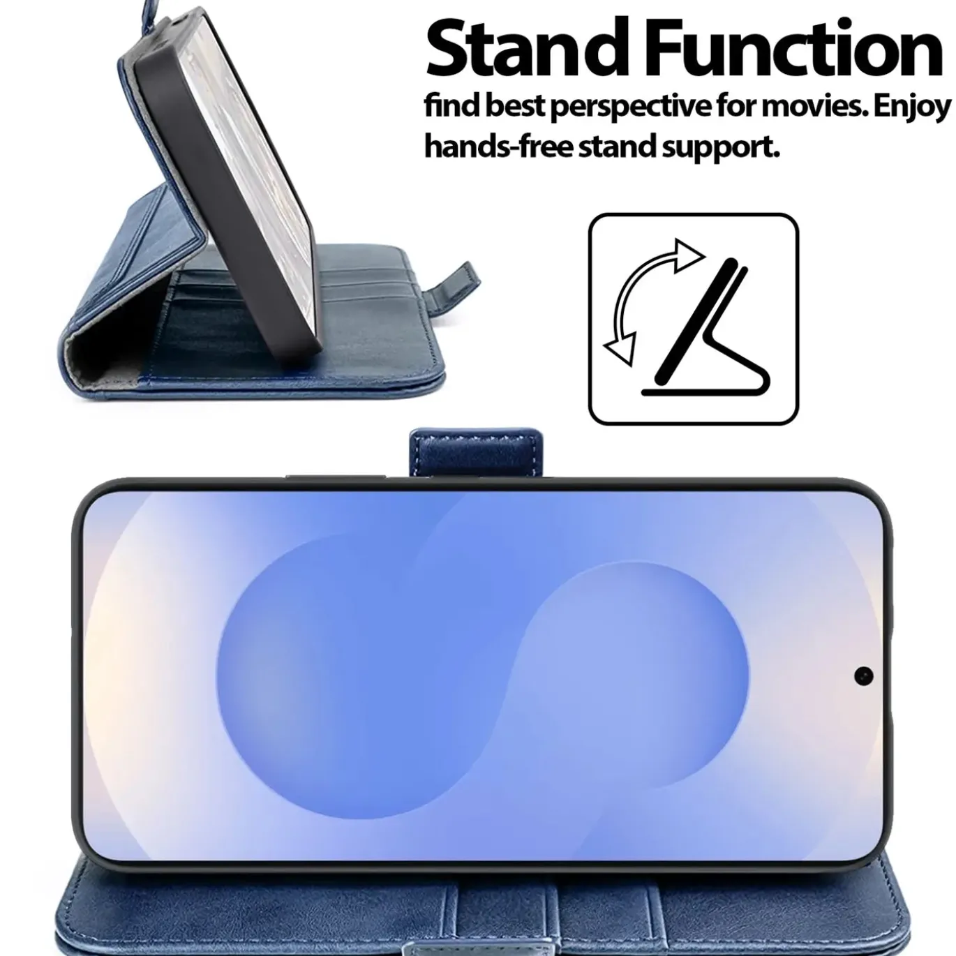 Samsung Galaxy S25 Edge - Robuste Klapphülle mit RFID Block