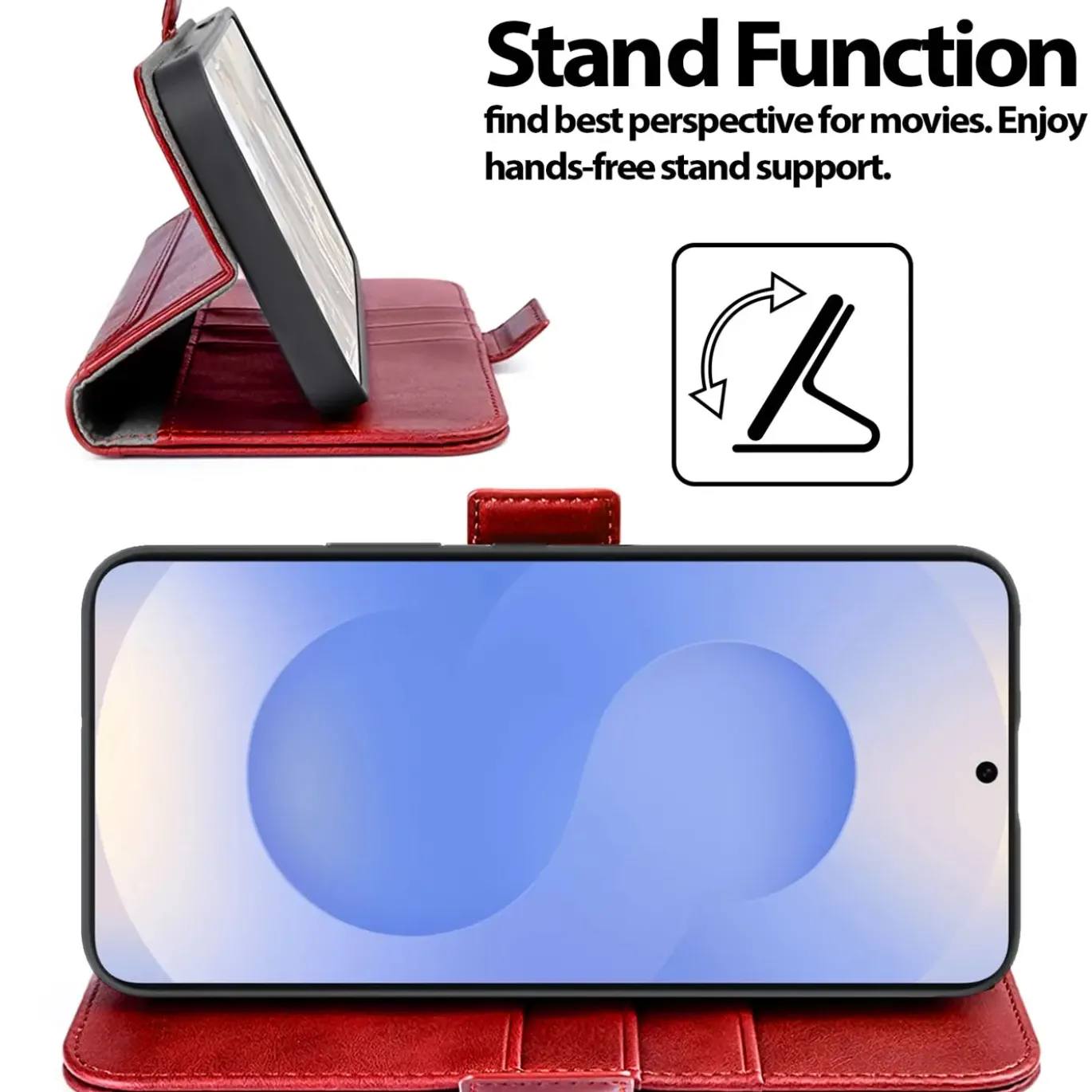 Samsung Galaxy S25 Edge - Robuste Klapphülle mit RFID Block