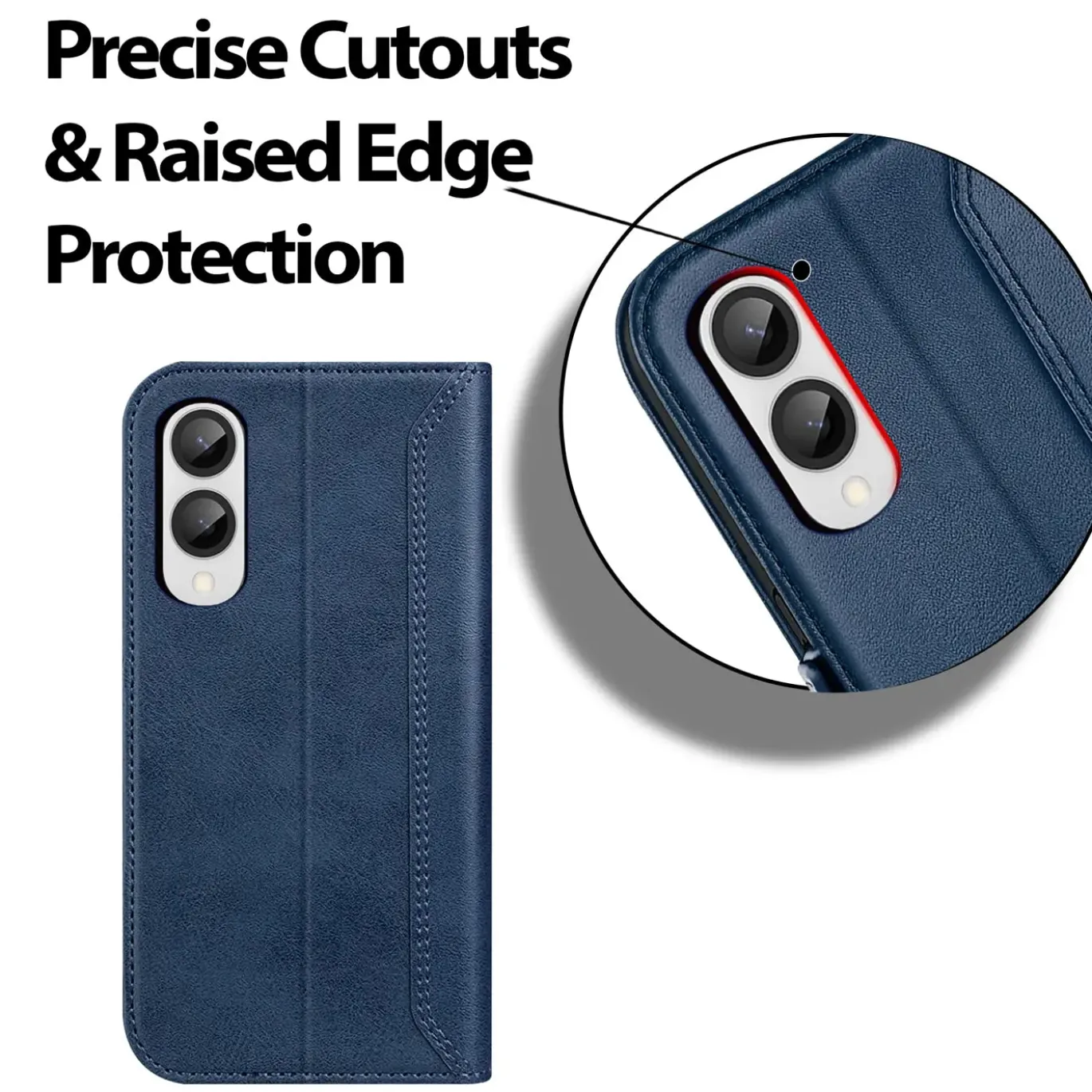 Samsung Galaxy S25 Edge - Robuste Klapphülle mit RFID Block