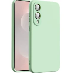 Samsung Galaxy S25 Edge - Silikon Case mit Mikrofaser-Innenseite