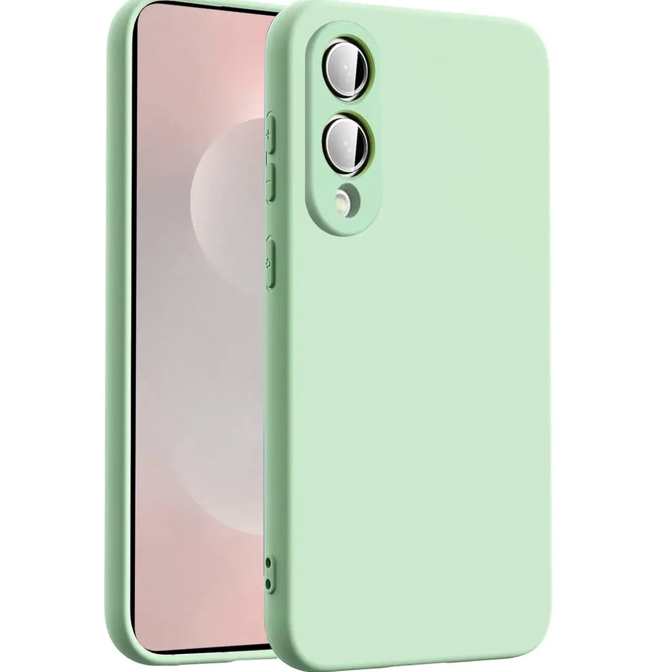 Samsung Galaxy S25 Edge - Silikon Case mit Mikrofaser-Innenseite